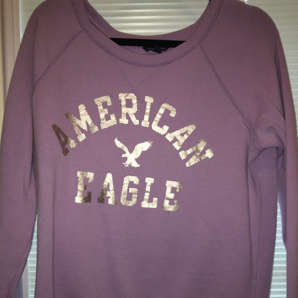 American eagle lavender sweater